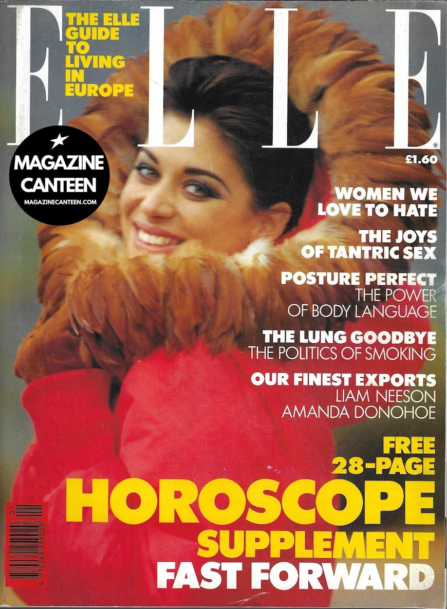 Elle Magazine - Liam Neeson DAVID THEWLIS Amanda Donohoe SUSIE BICK