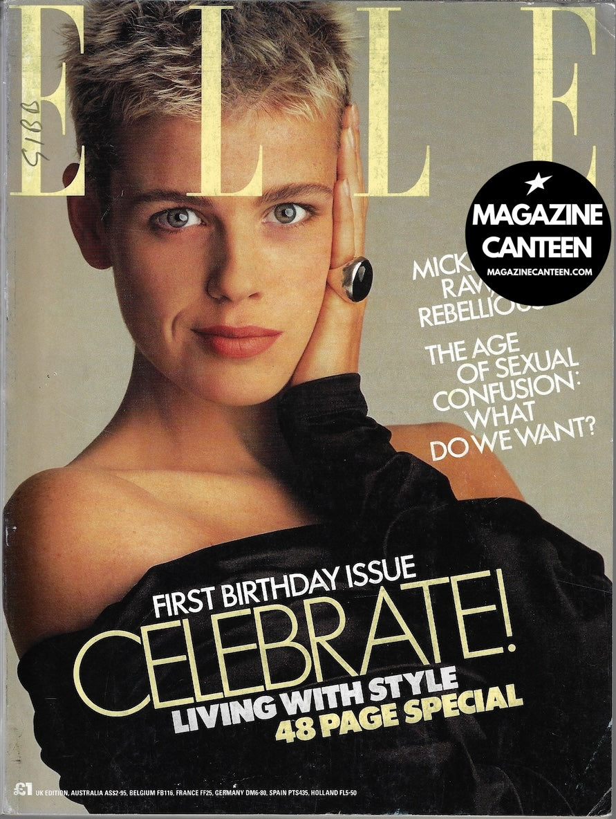 Elle Magazine - Jeny Howorth MICKEY ROURKE Paul McGann