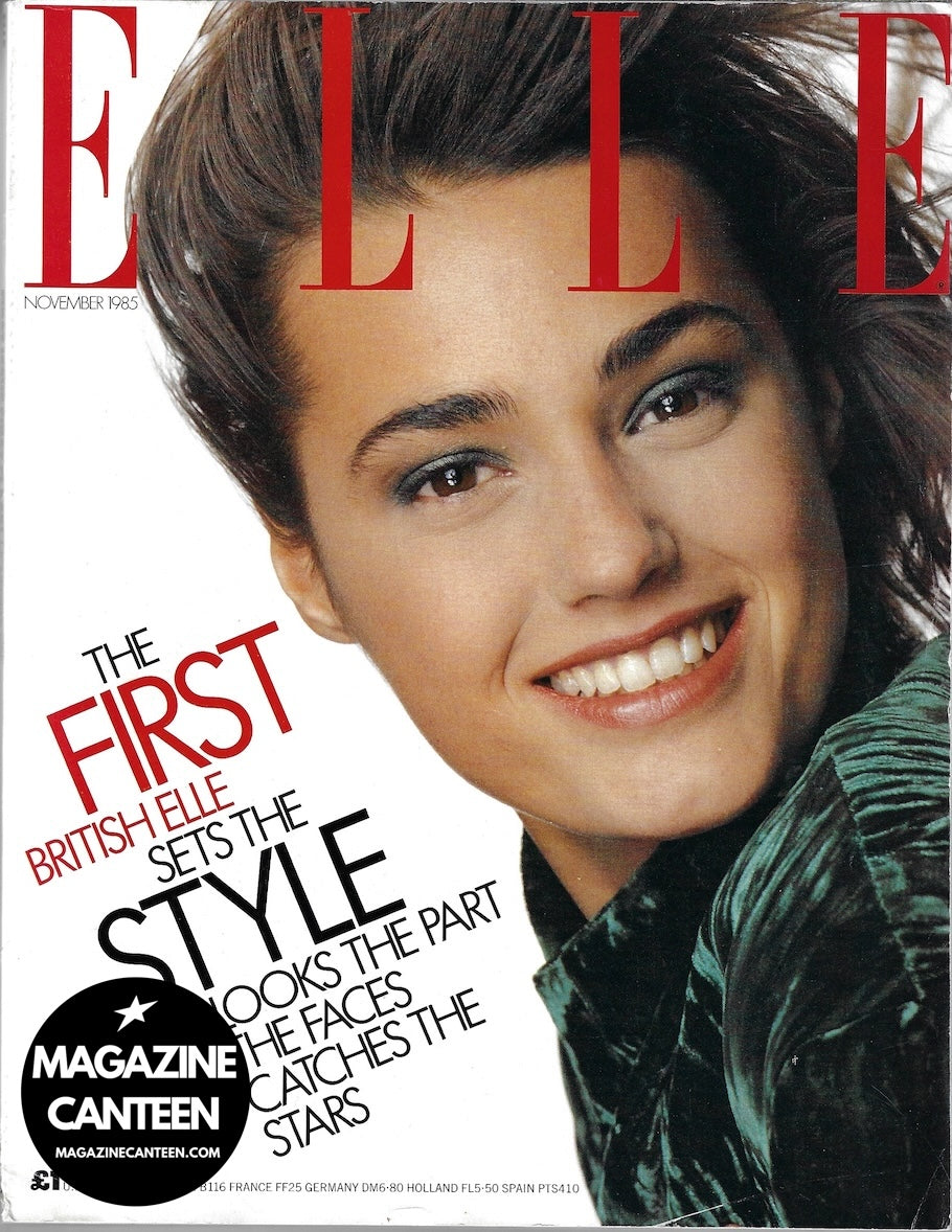 Elle Magazine - Yasmin Le Bon UK Launch Bryan Ferry 1985