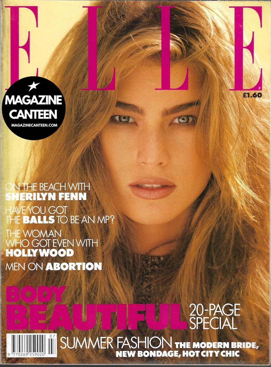 Elle Magazine - MEGHAN DOUGLAS Sherilyn Fenn BRAD PITT
