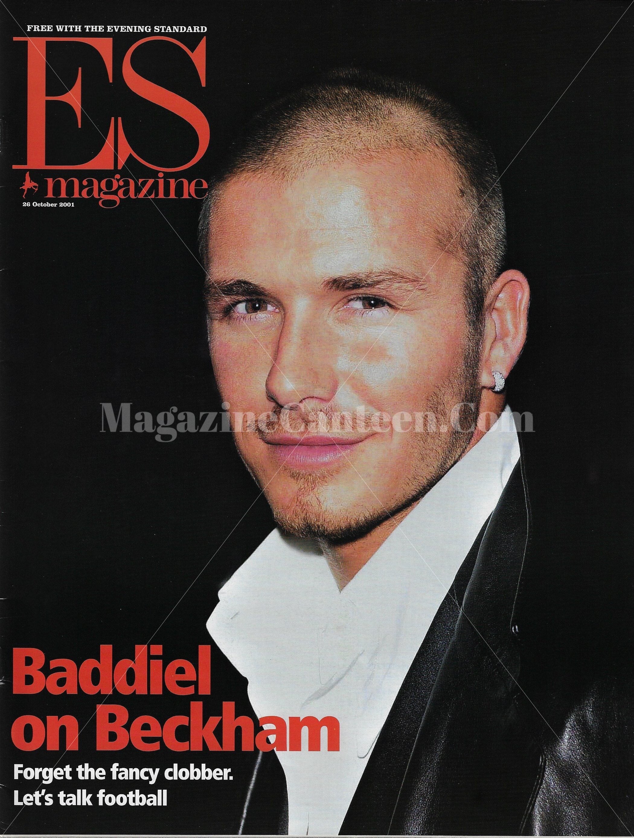 Es Magazine Benn Northover David Beckham Magazine Canteen