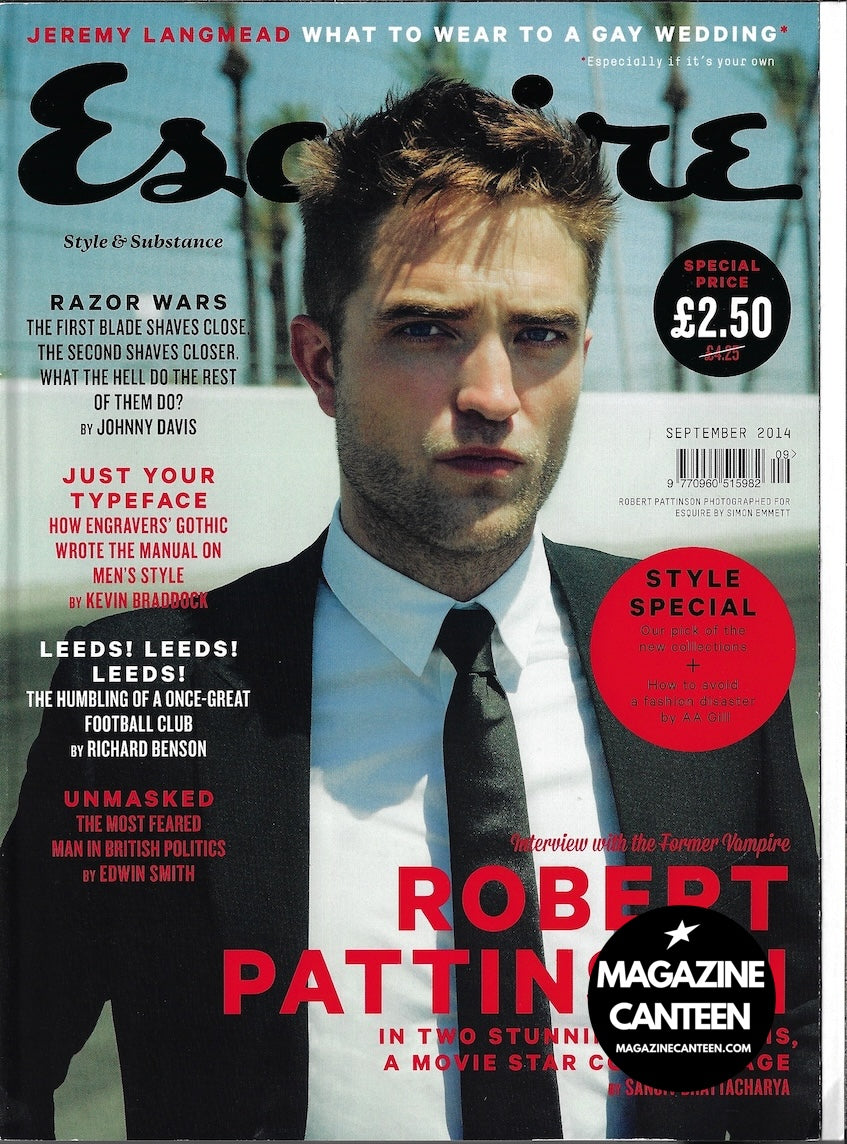 Esquire Magazine - Robert Pattinson NOAH HUNTLEY 2014