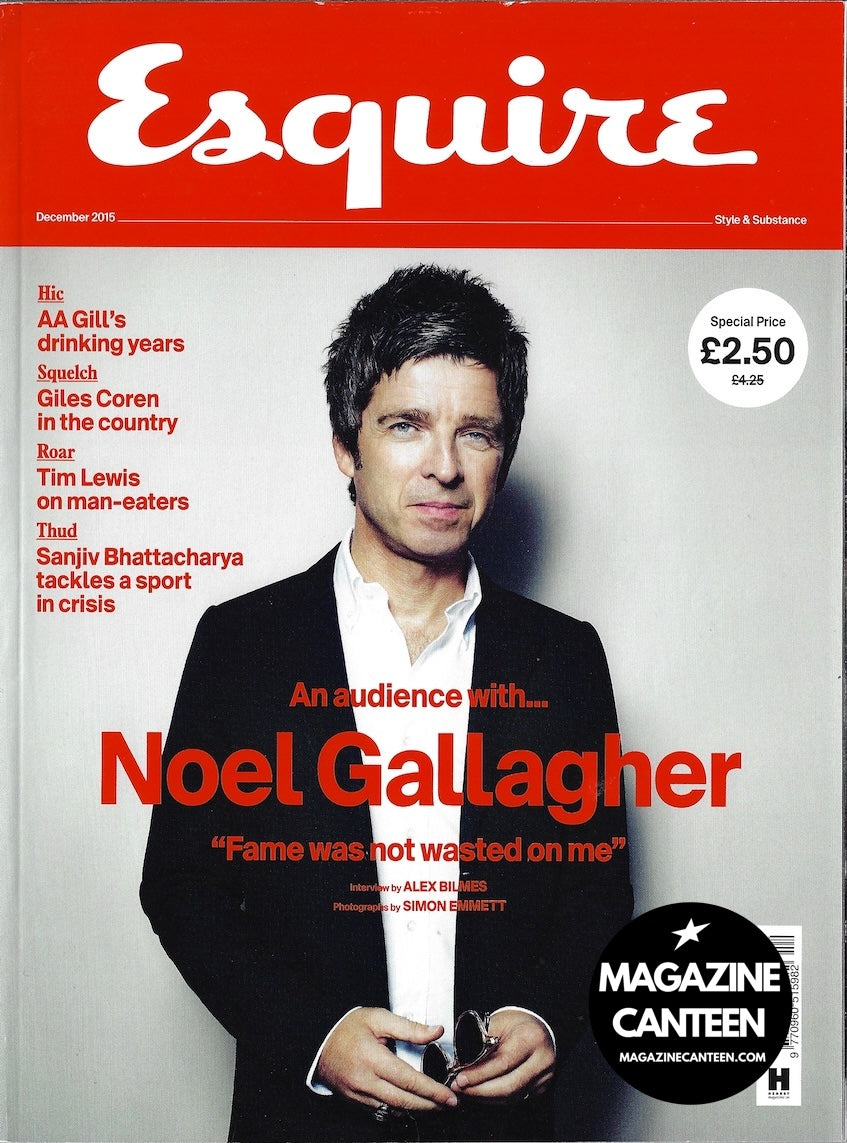 Esquire Magazine - Noel Gallagher OASIS Giles Coren 2015