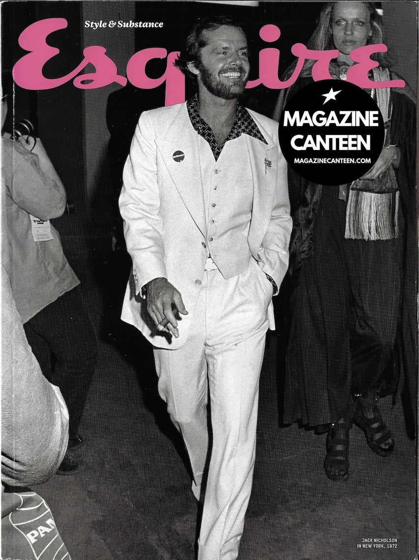 Esquire Magazine - Jack Nicholson MAX IRONS The Heroes Issue