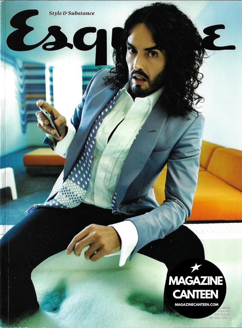 Esquire Magazine - RUSSELL BRAND Alison Brie PEGGY SIROTA