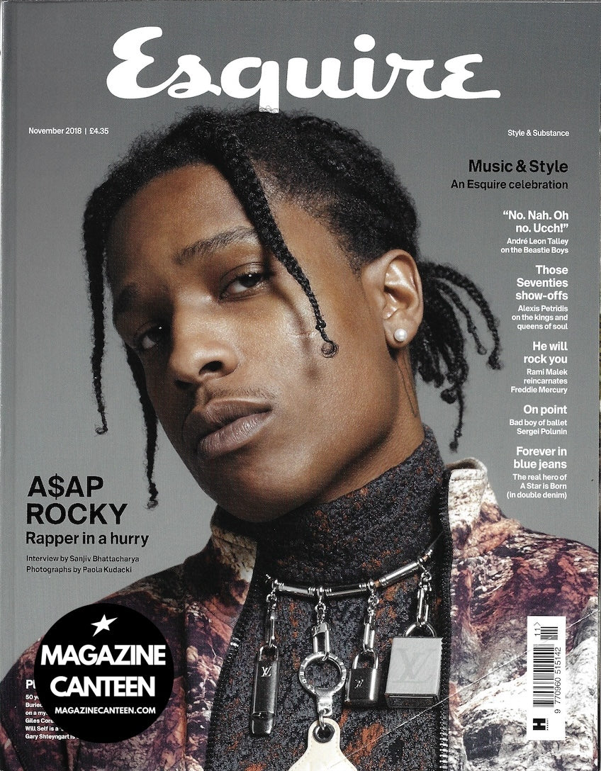 Esquire Magazine - ASAP Rocky A$AP Rami Malek