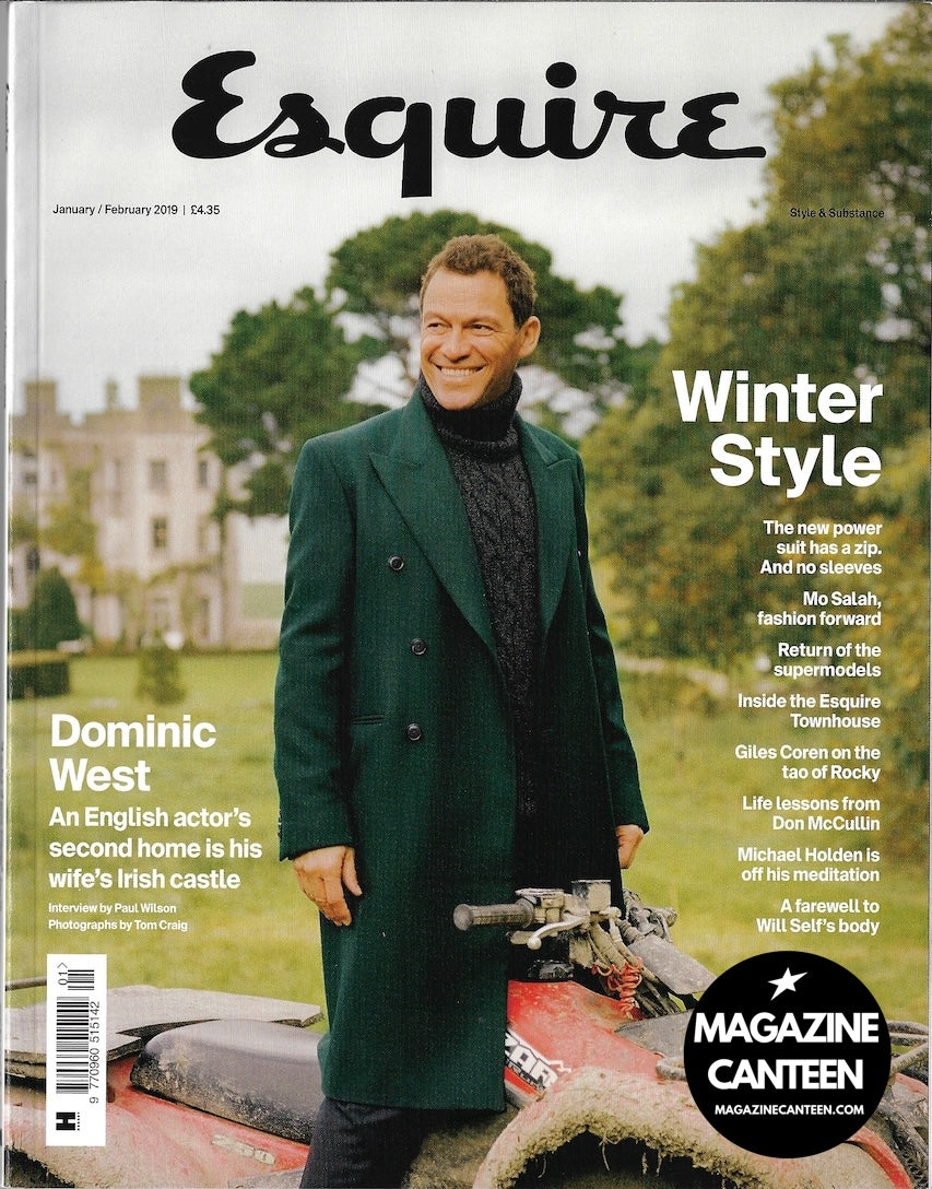 Esquire Magazine - Dominic West DON MCCULLIN Bruce Hulse 2019