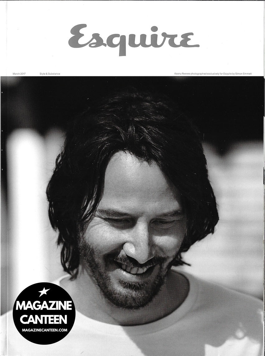 RARE Esquire Magazine - KEANU REEVES Subscribers 2017