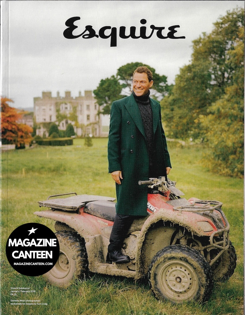 Esquire Magazine - Dominic West DON MCCULLIN Tyson Beckford 2019