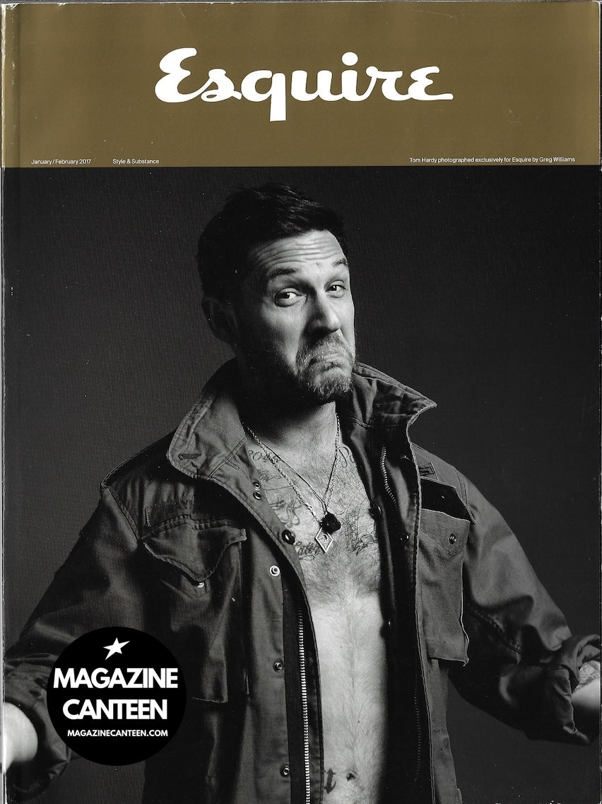 Esquire Magazine - Tom Hardy SUBSCRIBER Riz Ahmed 2017