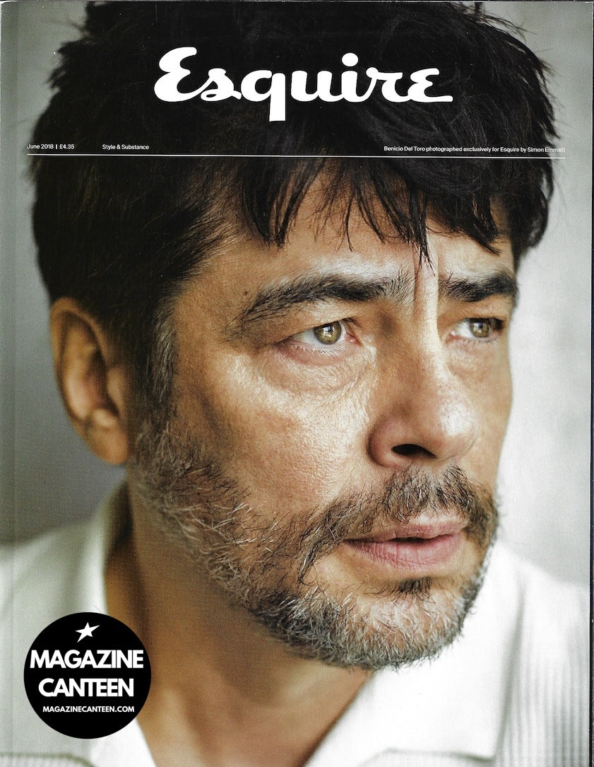 Esquire Magazine - Benicio Del Toro 2018 Subscriber