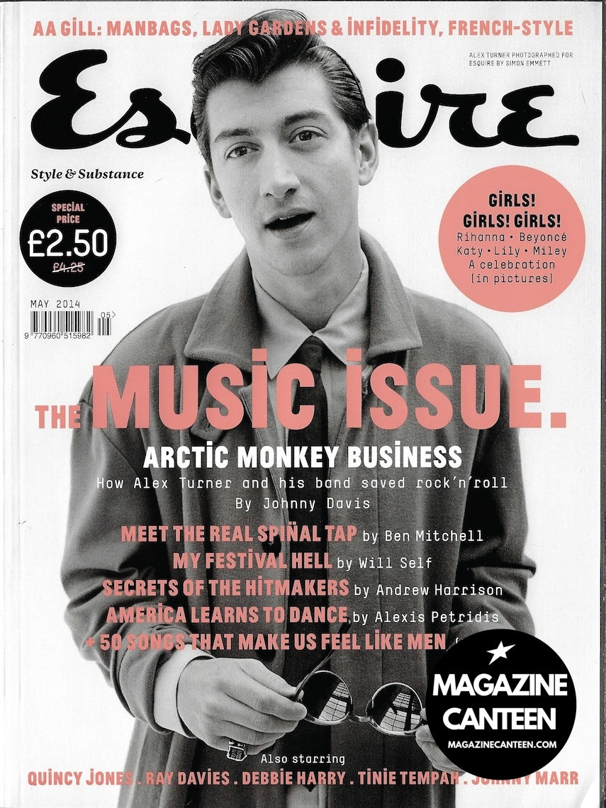 Esquire Magazine - Alex Turner ARCTIC MONKEYS 2014