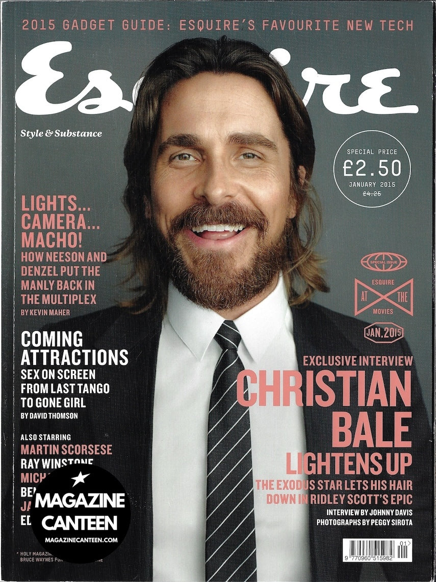 Esquire Magazine - Christian Bale EDDIE REDMAYNE Jack O'Connell 2015