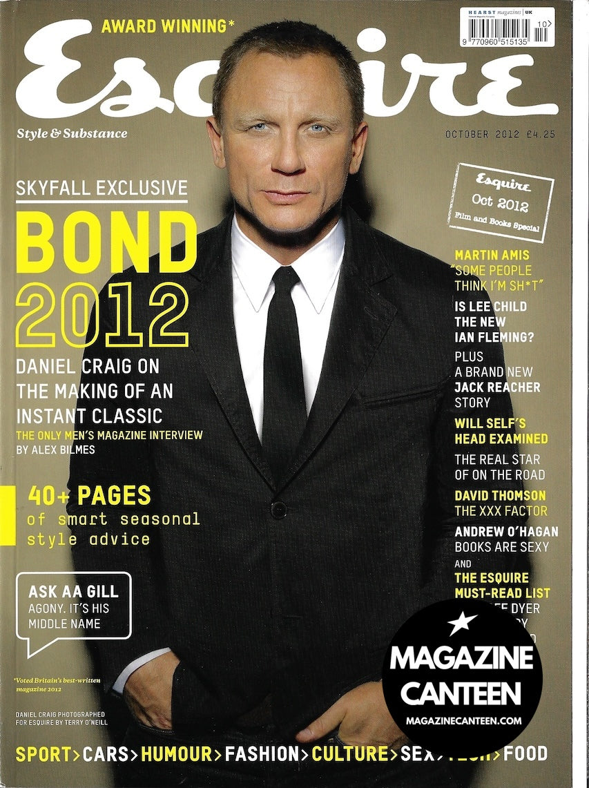 Esquire Magazine - DANIEL CRAIG Martin Amis 2012