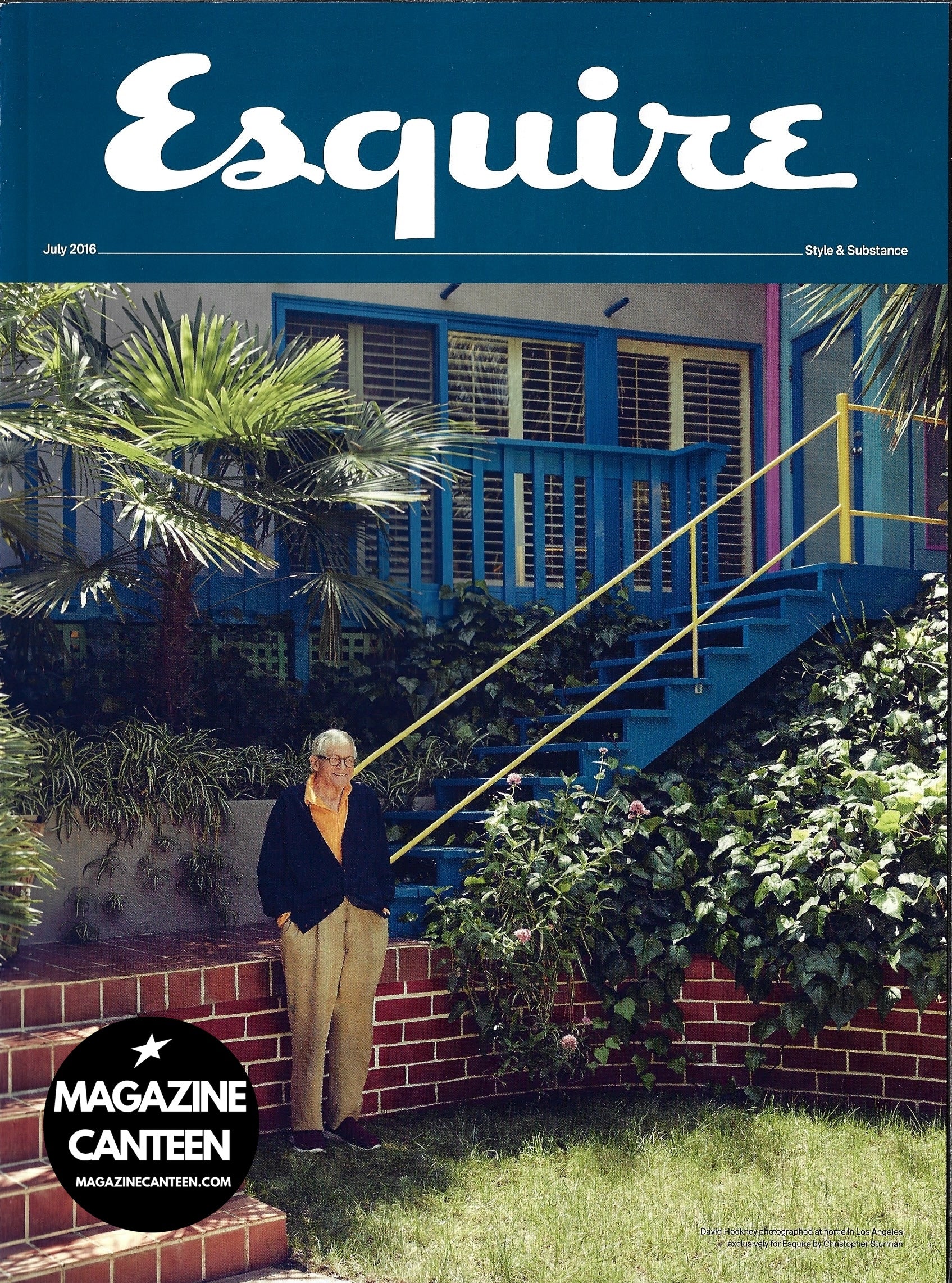 Esquire Magazine - David Hockney JEFF GOLDBLUM Brian Wilson