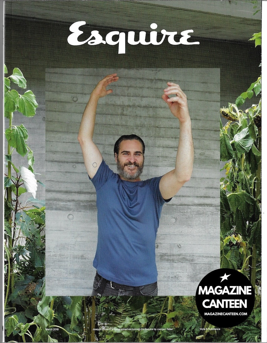 Esquire Magazine - JOAQUIN PHOENIX Juergen Teller 2018 Subscribers