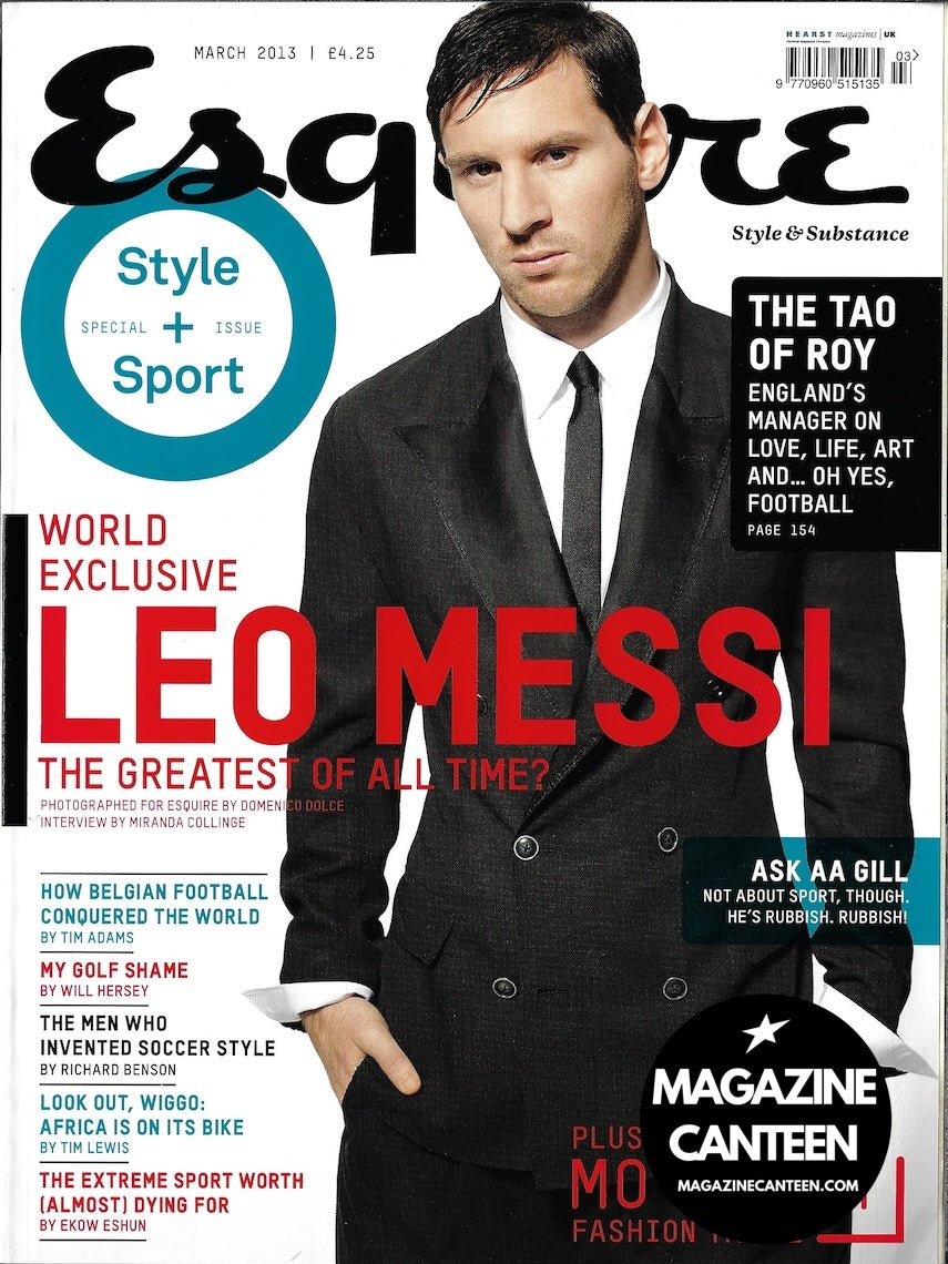 Esquire Magazine - Leo Messi Jessica Michibata