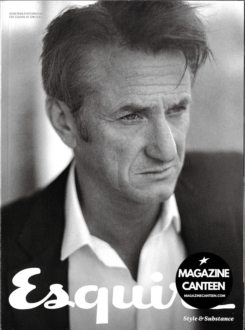 RARE Esquire Magazine - Sean Penn 2015