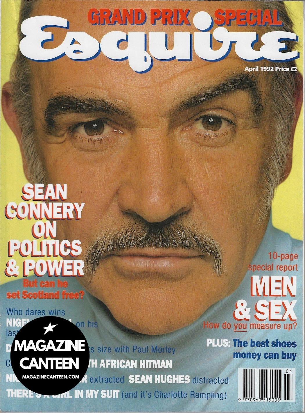 Esquire Magazine - Sean Connery SEAN HUGHES Charlotte Rampling