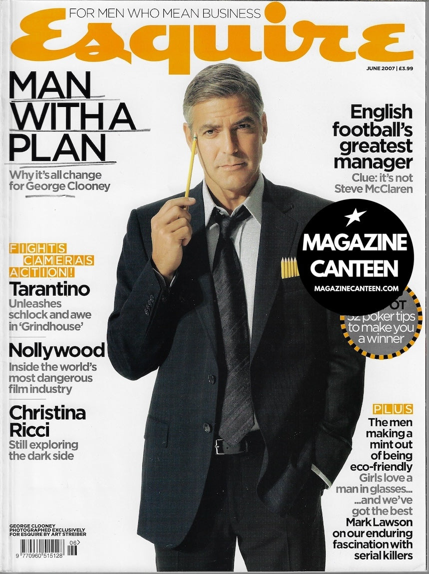 Esquire Magazine - George Clooney QUENTIN TARANTINO Christina Ricci