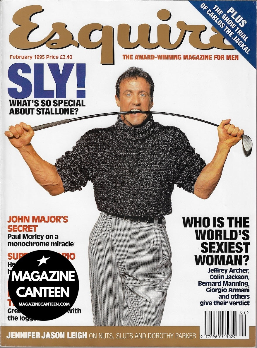 Esquire Magazine - Sylvester STALLONE Jennifer Jason Leigh PAUL HULL
