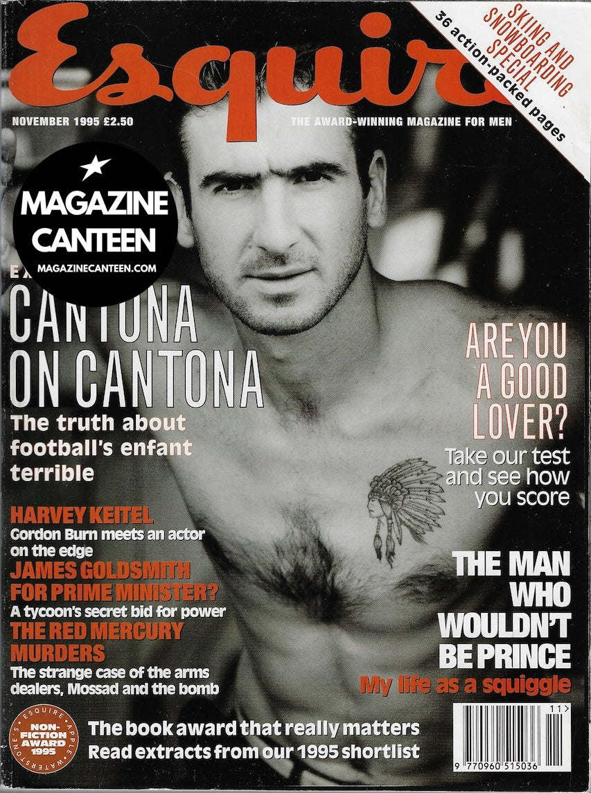 Esquire Magazine - Eric Cantona HARVEY KEITEL Jeff Goldblum