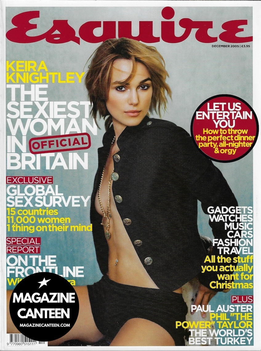 Esquire Magazine - KEIRA KNIGHTLEY Paul Auster