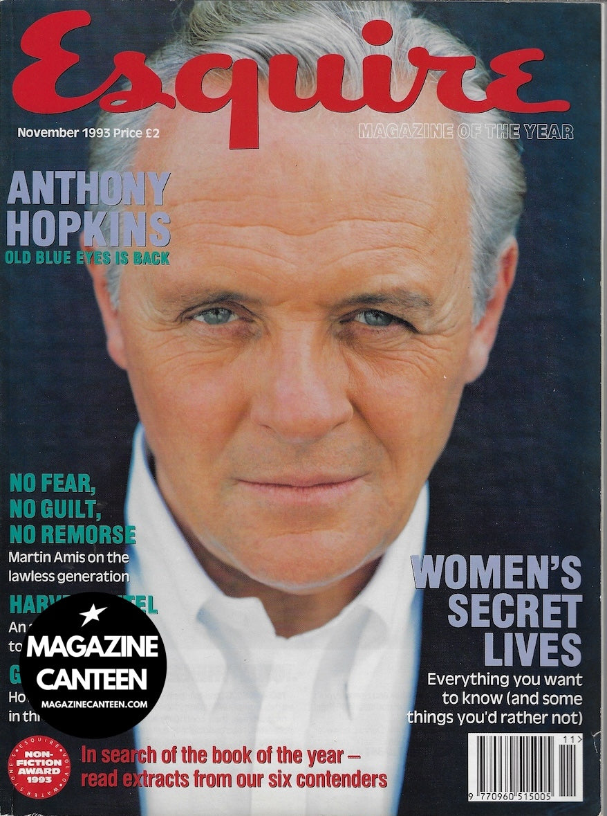 Esquire Magazine - ANTHONY HOPKINS Harvey Keitel NICK FALDO