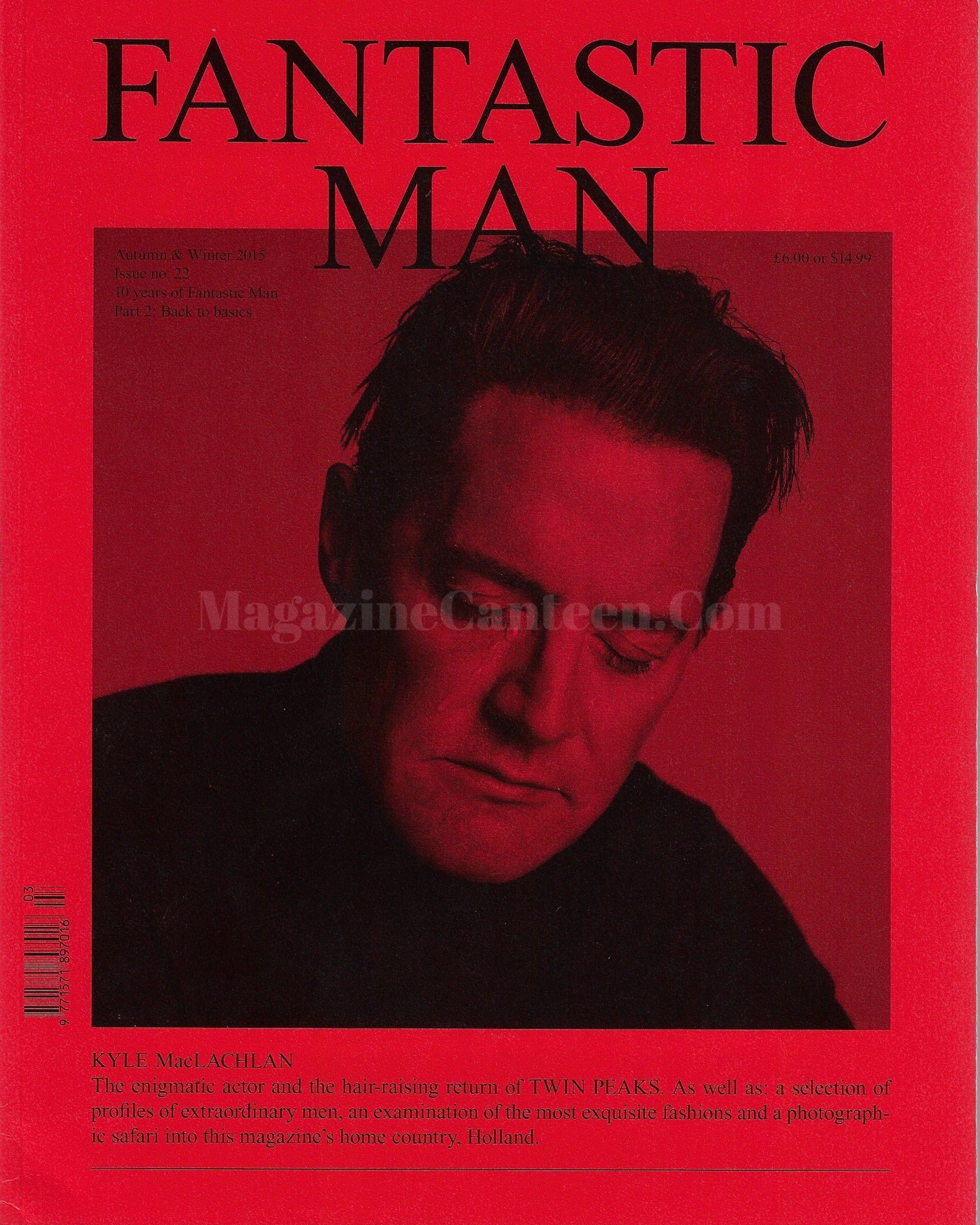 Fantastic Man Magazine 22 - Kyle MacLachlan
