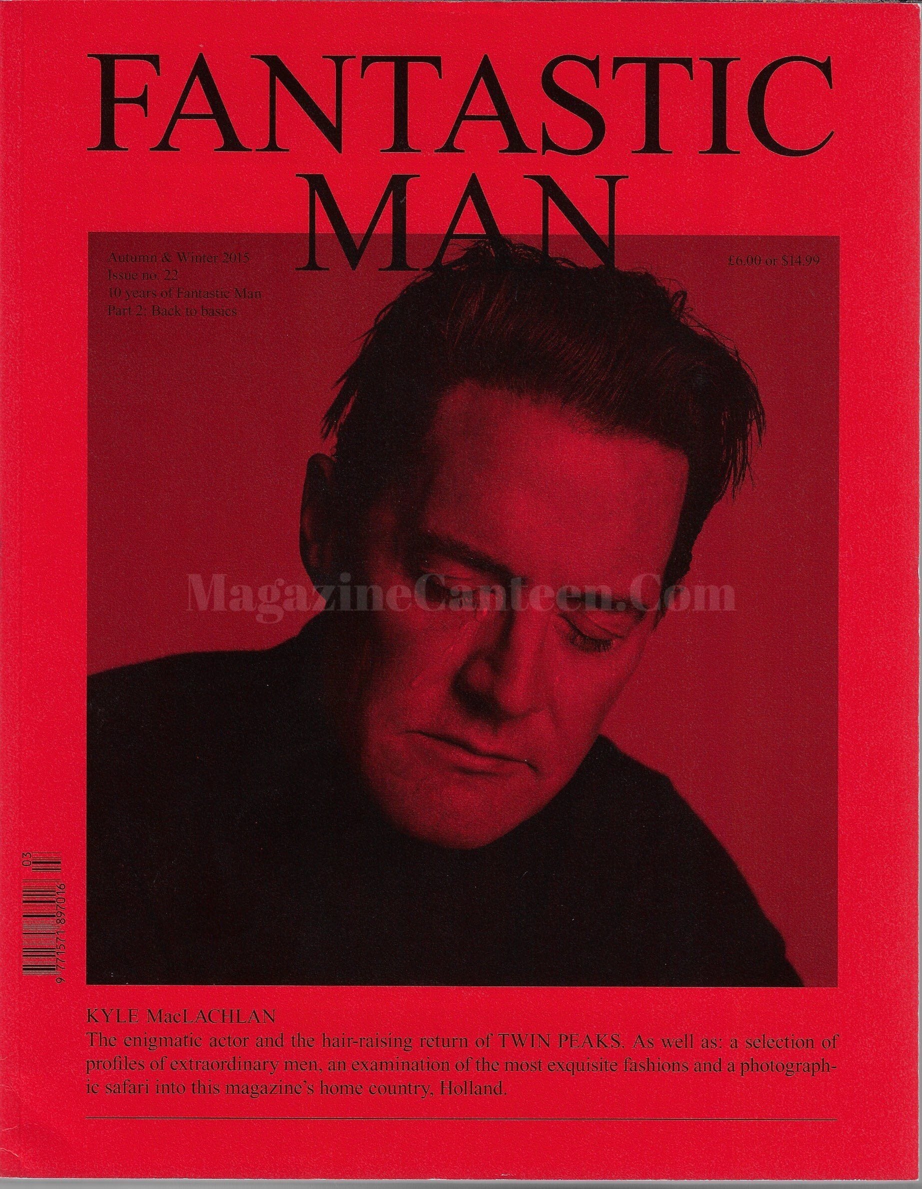 Fantastic Man Magazine 22 - Kyle MacLachlan
