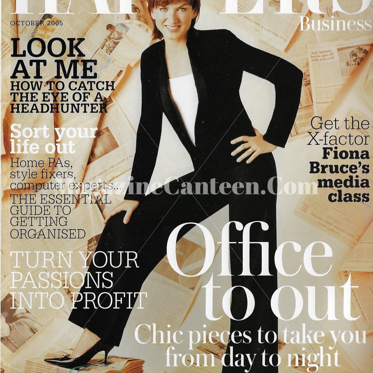 Harpers Magazine Supplement - Fiona Bruce – magazine canteen