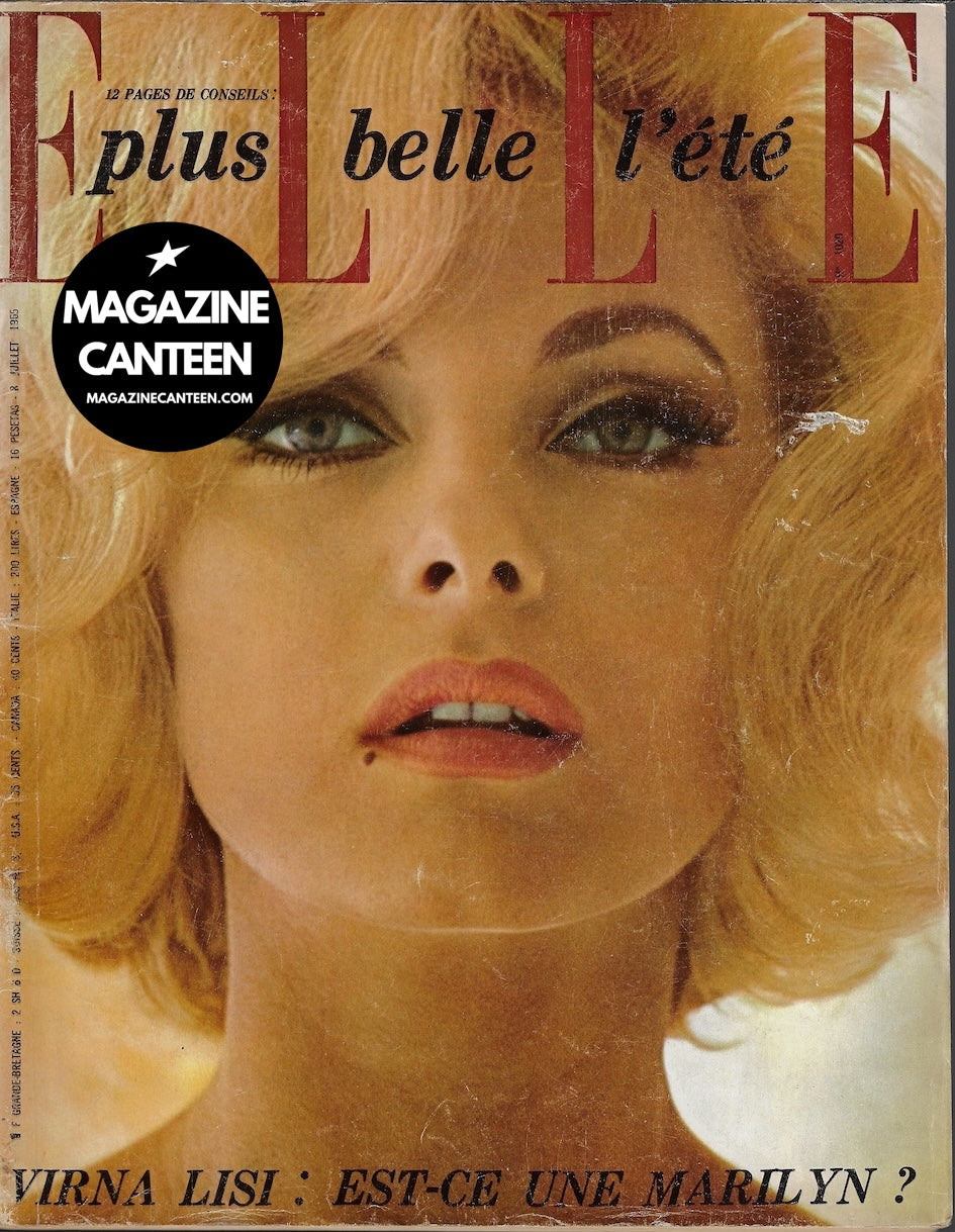 60s French Elle Magazine - VIRNA LISI Douglas Kirkland – magazine