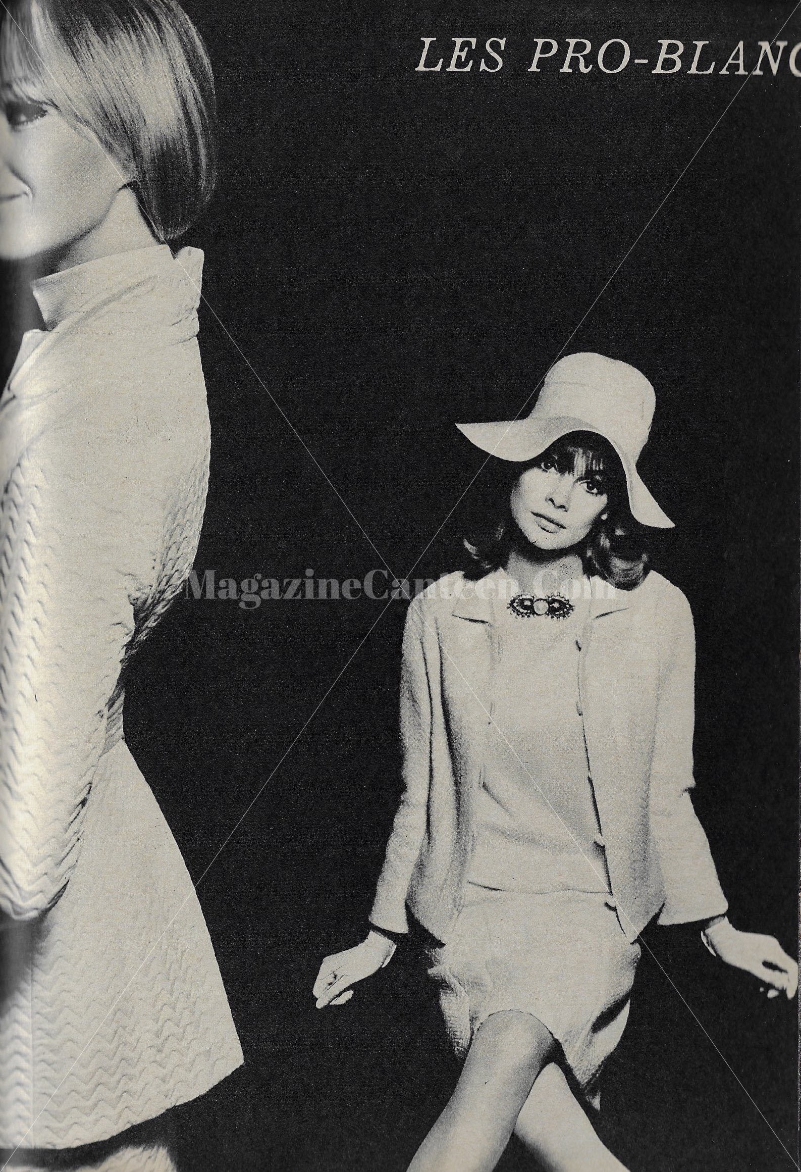 French Elle Magazine - Nicole De Lamarge Jean Shrimpton – magazine canteen