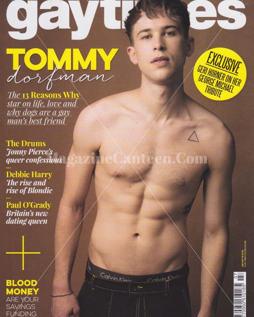 Gay Times Magazine - Tommy Dorfman