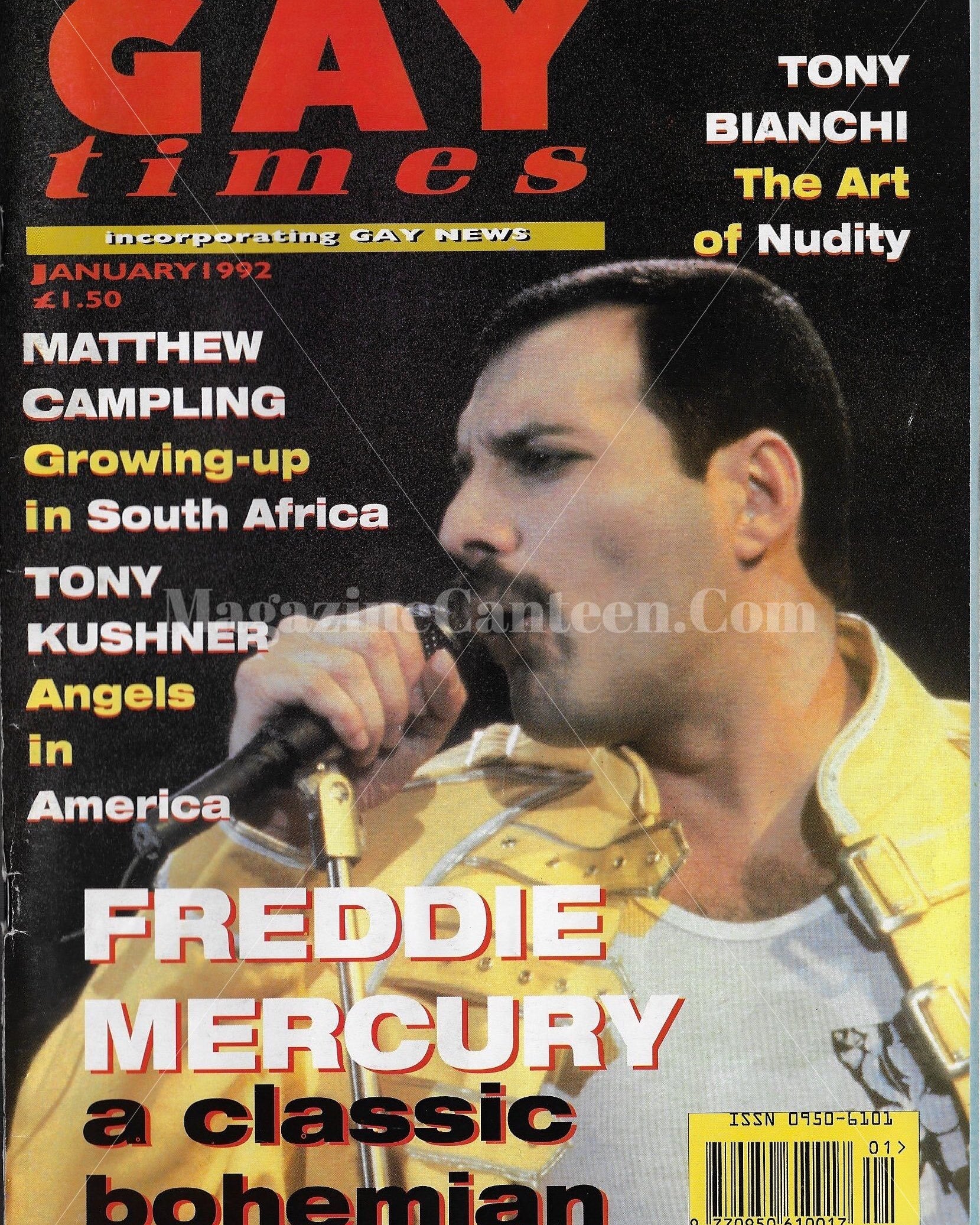 Gay Times Magazine - Freddie Mercury