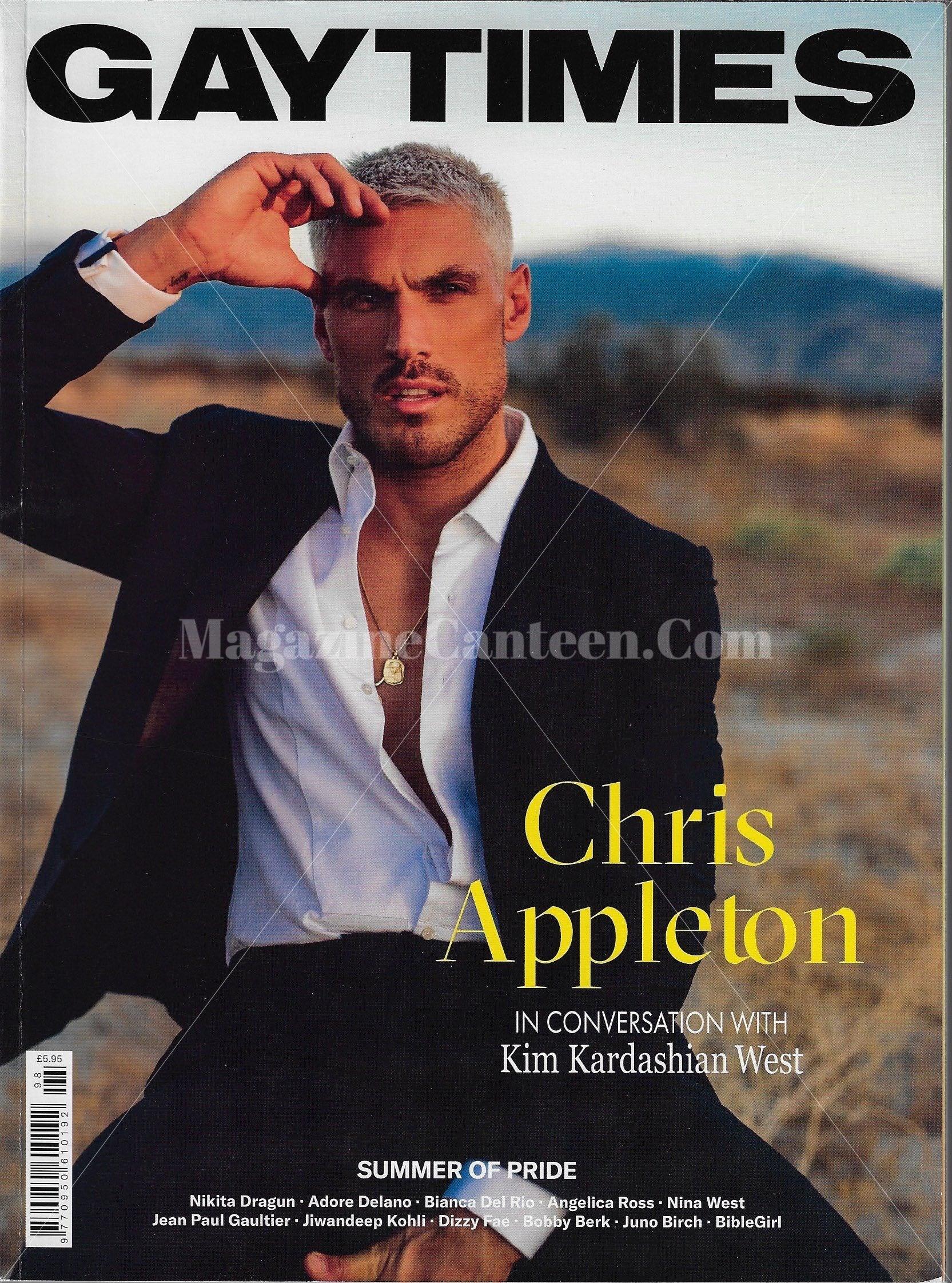 Gay Times Magazine Chris Appleton magazine canteen