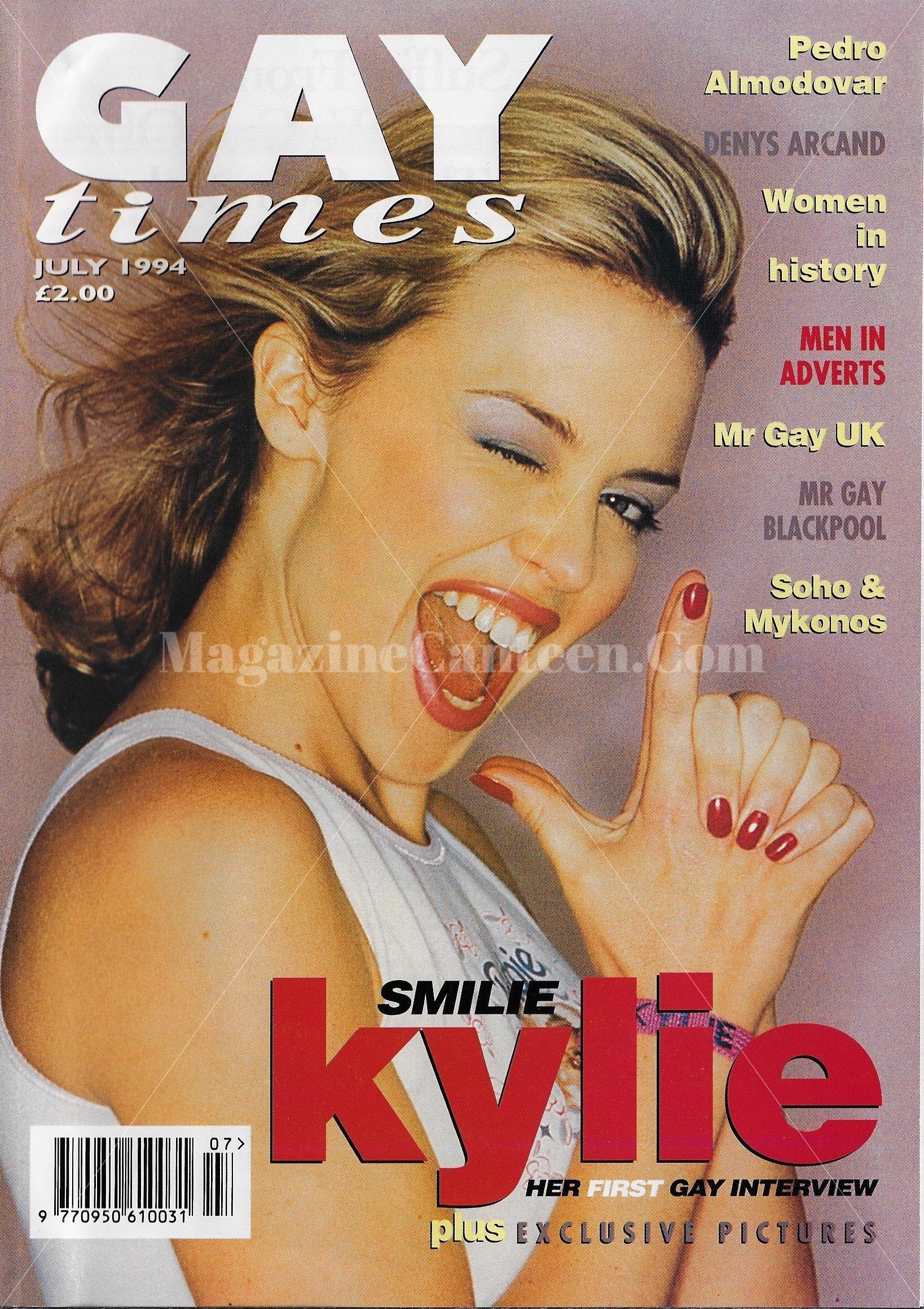 Gay Times Magazine - Kylie Minogue