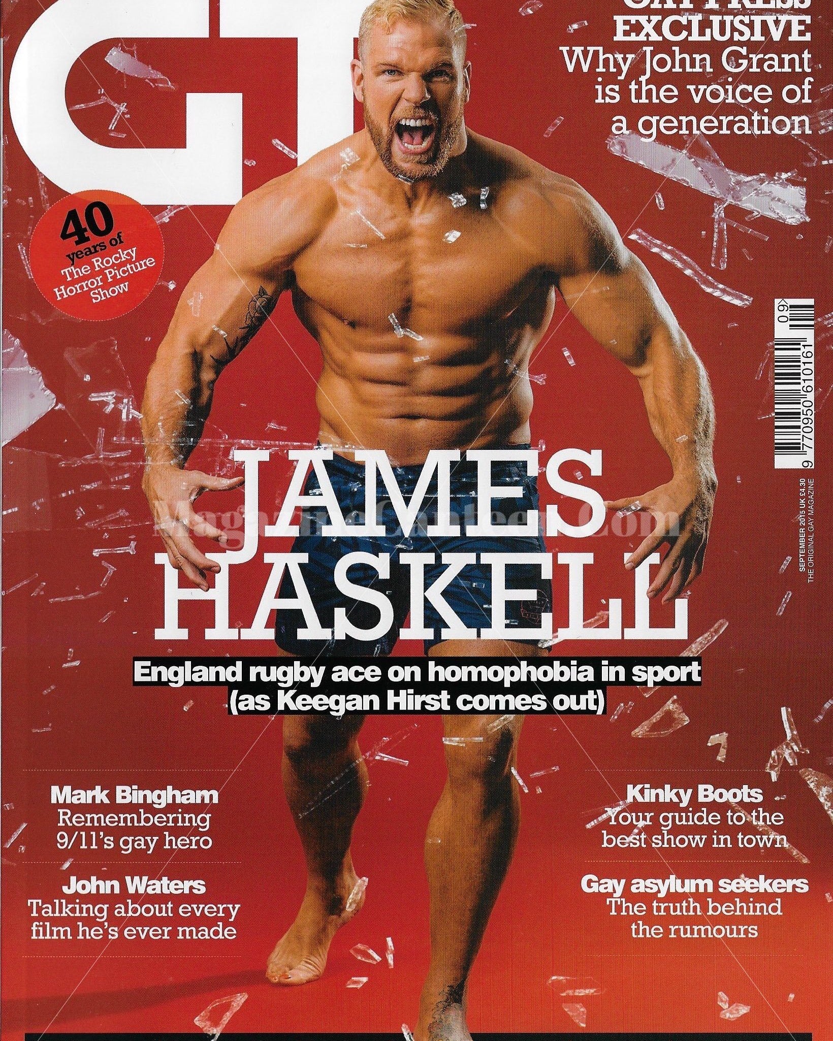 Gay Times Magazine - James Haskell