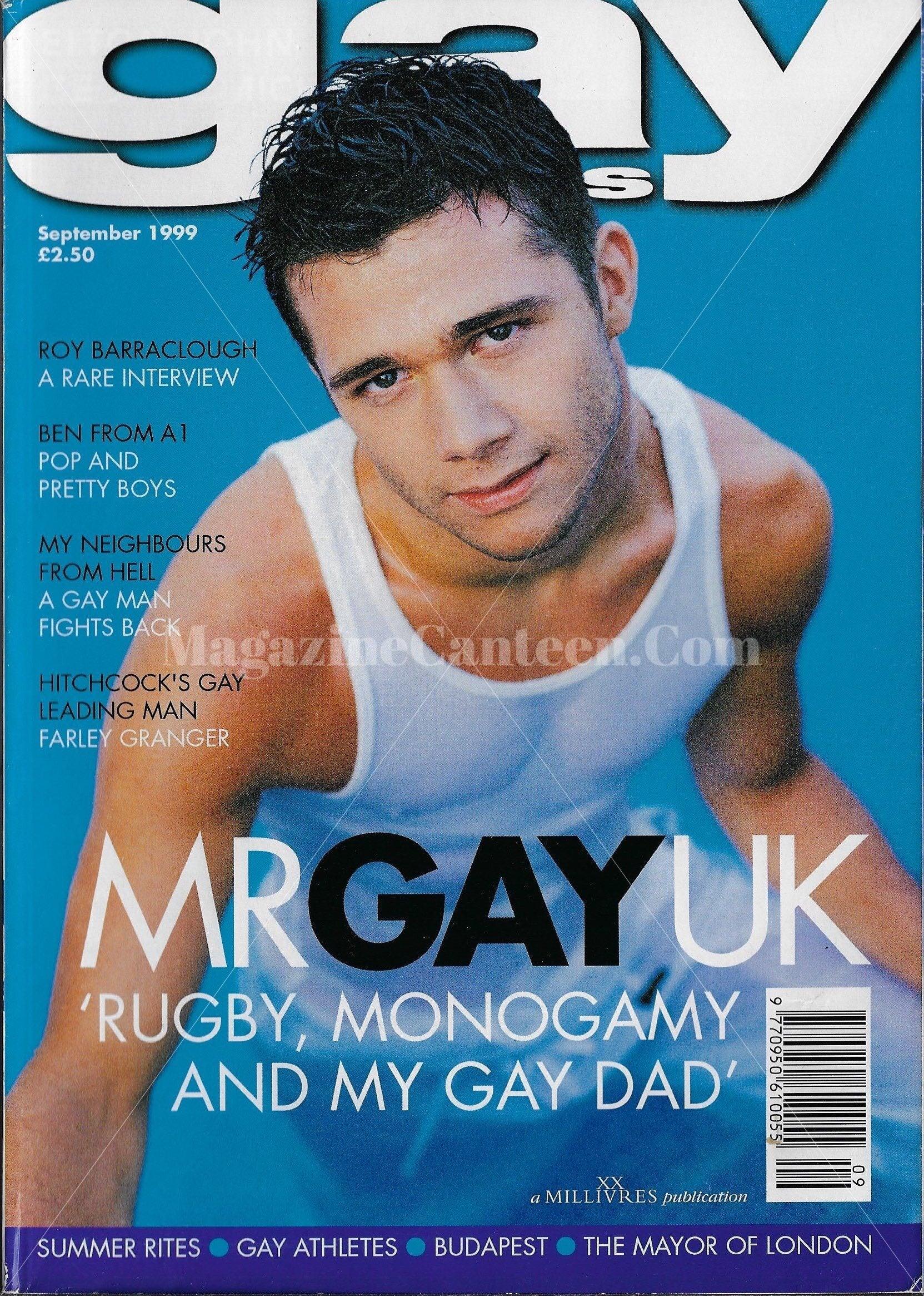 Gay Times Magazine - Mark Ledsham Mr Gay UK – magazine canteen