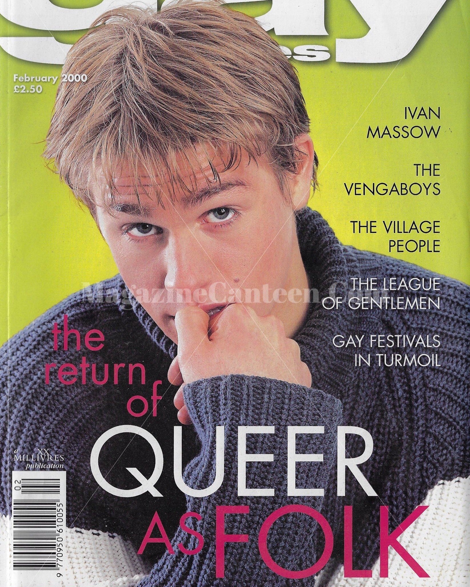 Gay Times Magazine - Charlie Hunnam B rare 