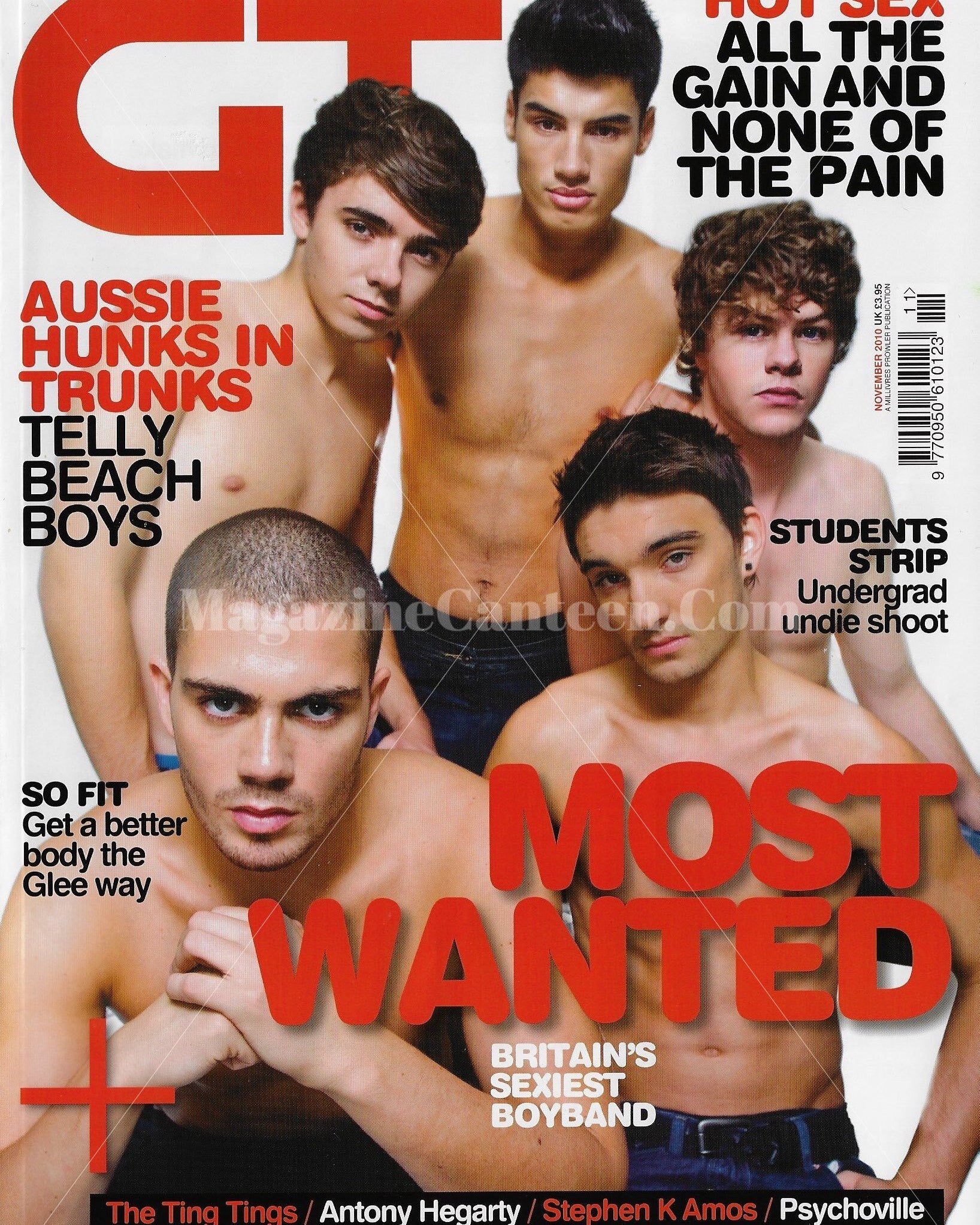 Gay Times Magazine - Max George & The Wanted 