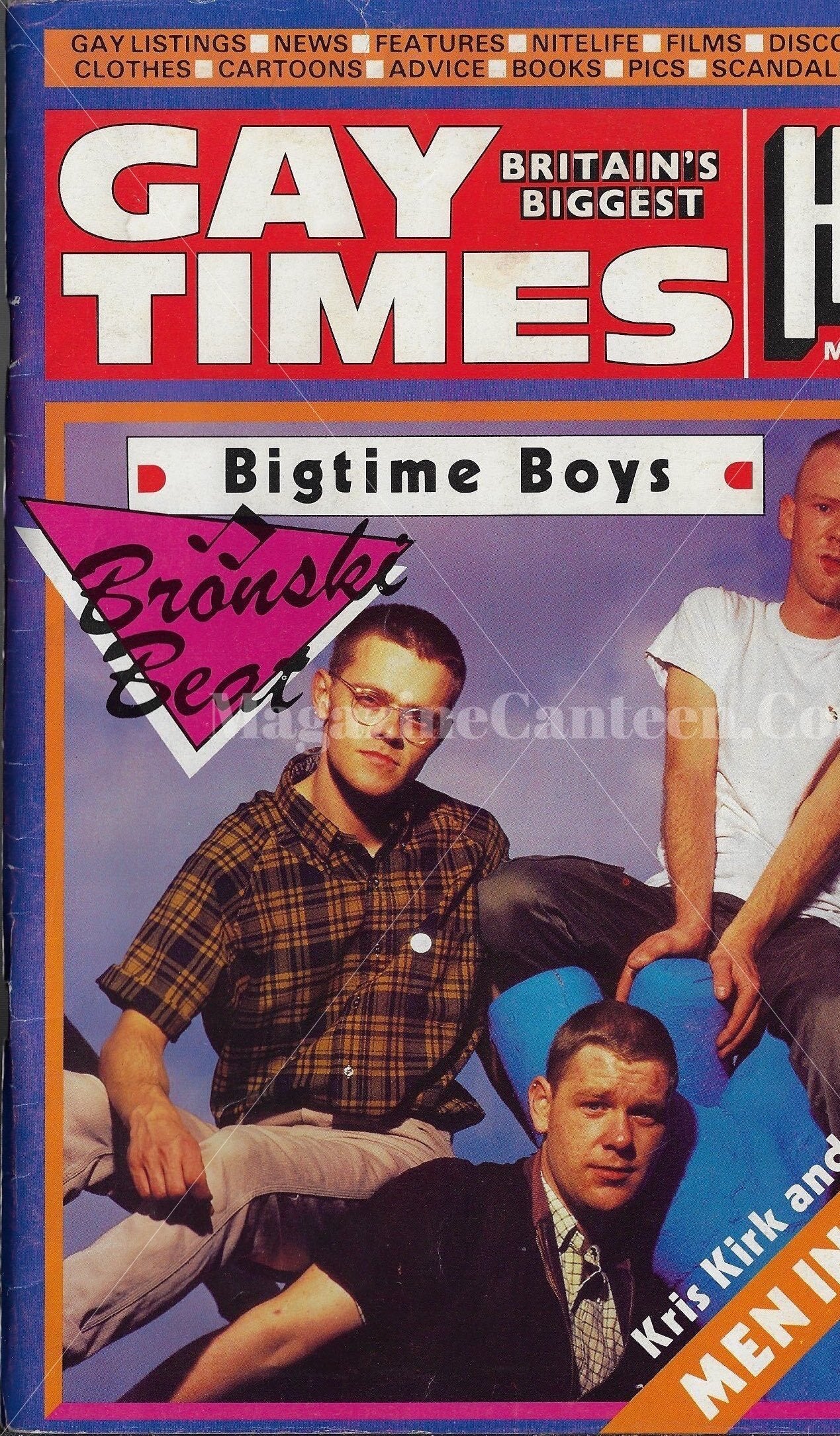 Jimmy Somerville & Bronski Beat Gay Times Magazine