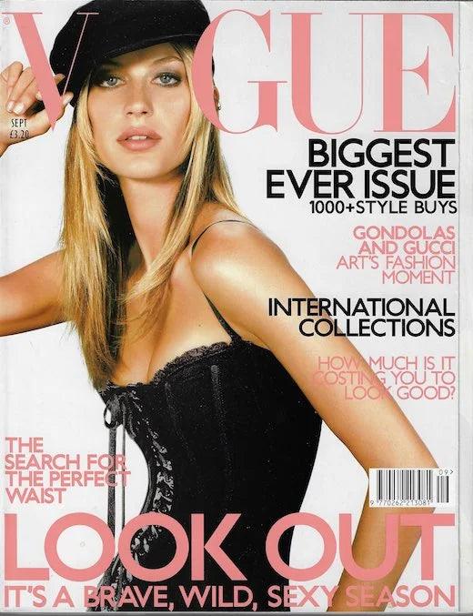 GISELE - GQ Magazine (UK) Jan 2001 - LIKE NEW+ No Label