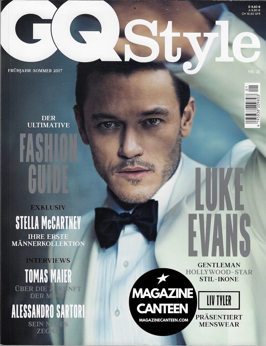 GQ Style Magazine Germany - Luke Evans Anton Ryskin – magazine canteen