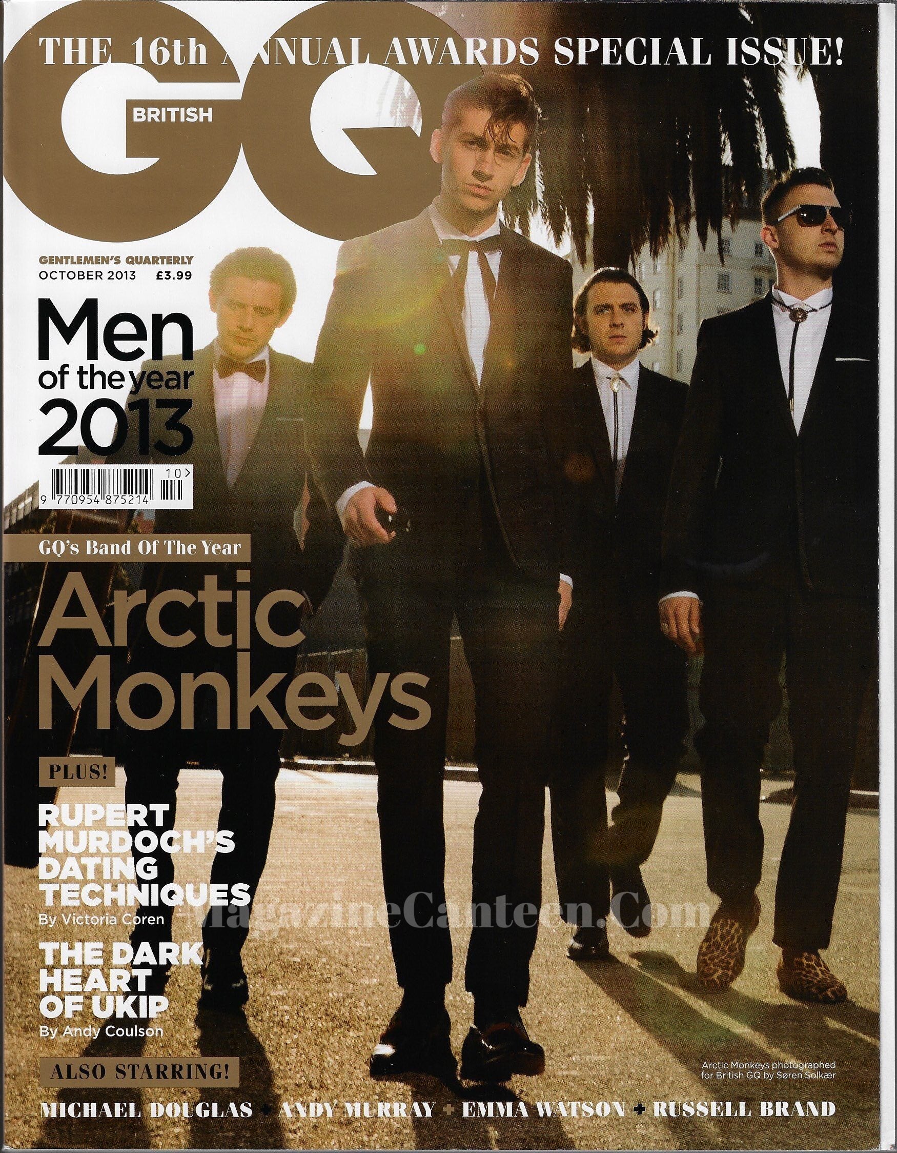 GQ Magazine October 2013 - The Arctic Monkeys A