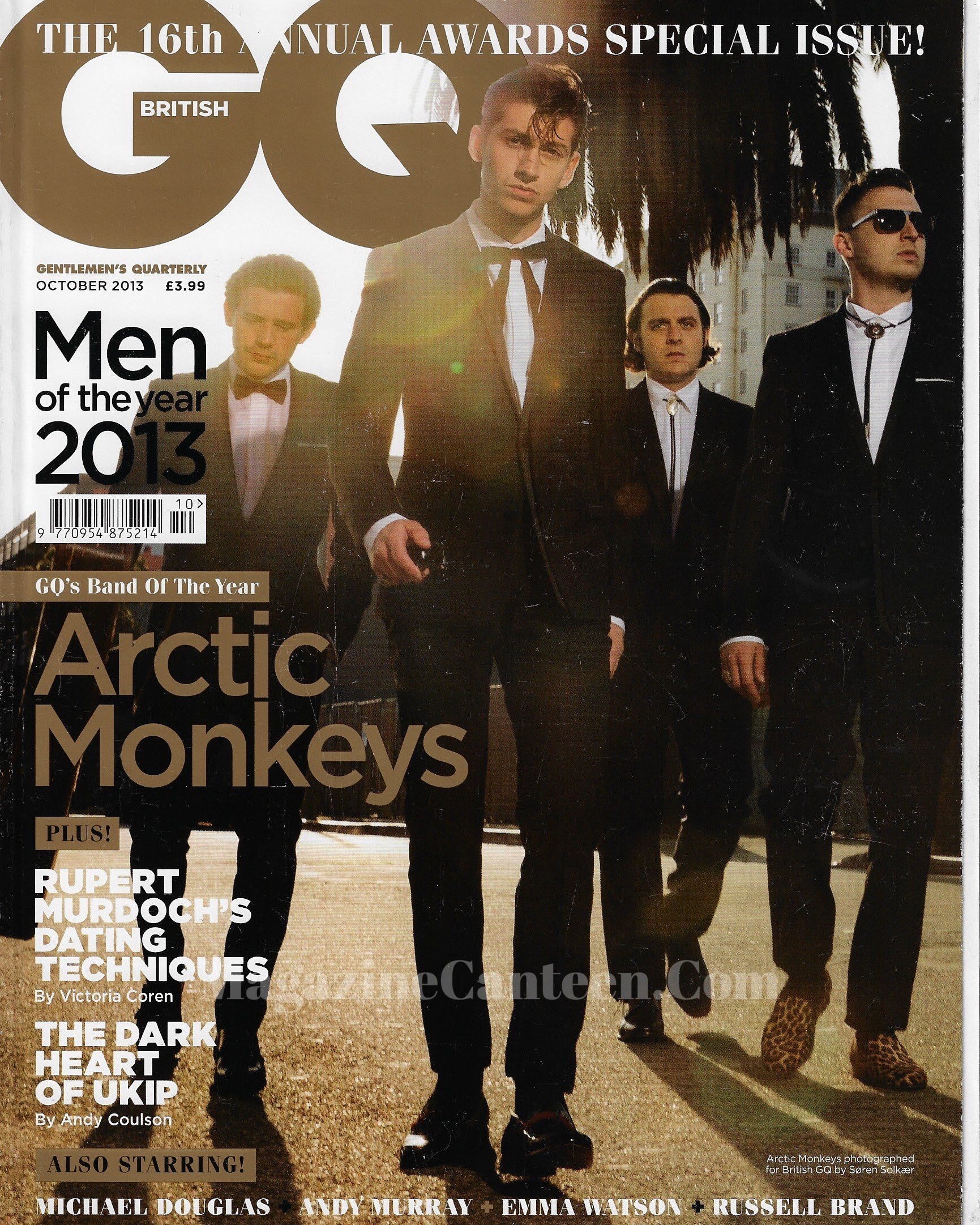 GQ Magazine October 2013 - The Arctic Monkeys Alex Turner