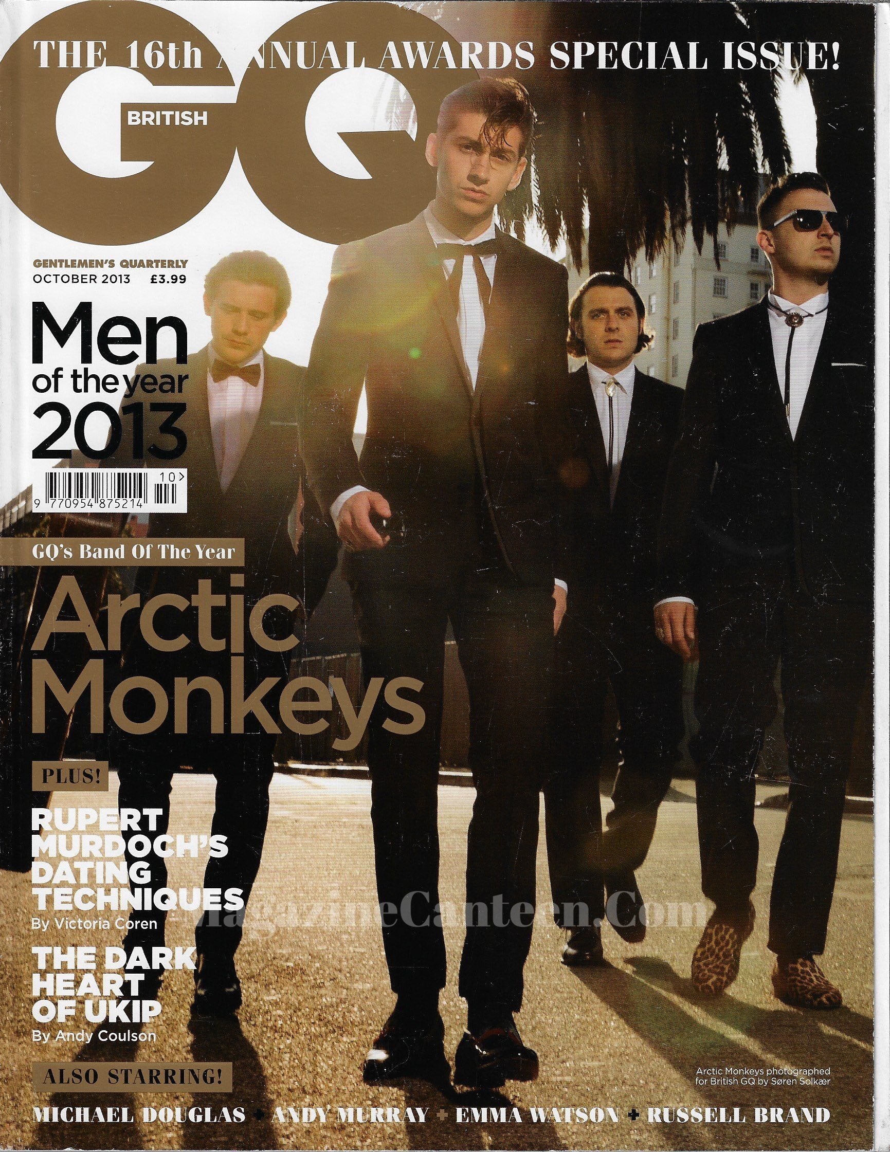 GQ Magazine October 2013 - The Arctic Monkeys Alex Turner