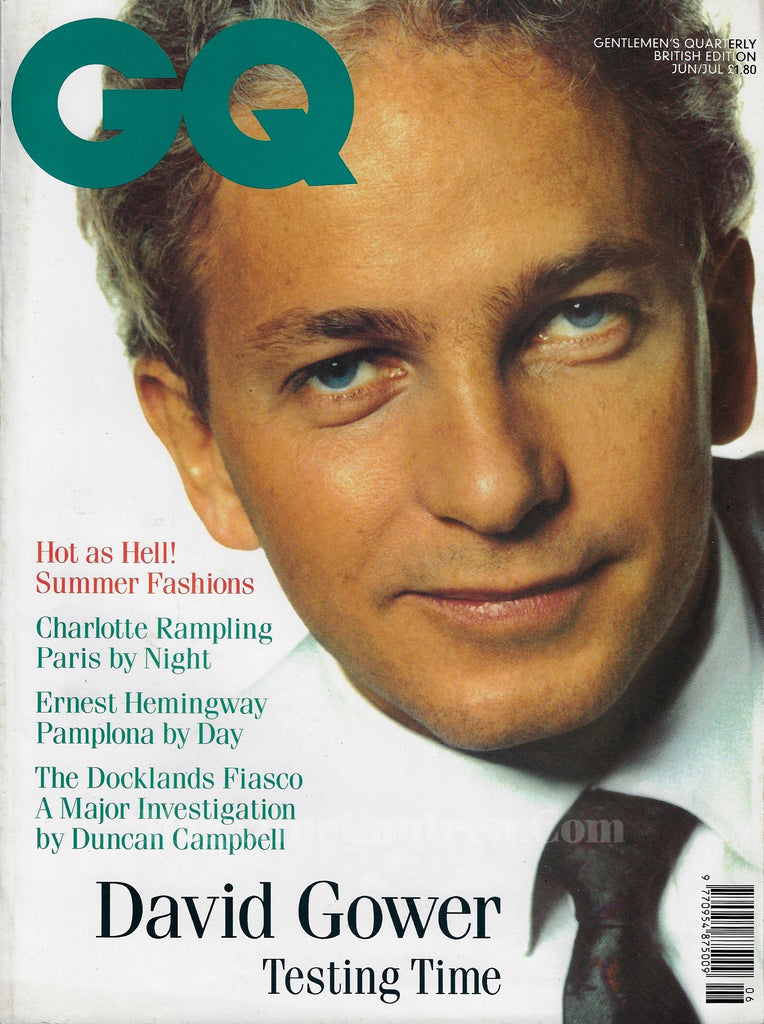 GQ Magazine June 1989 - David Gower