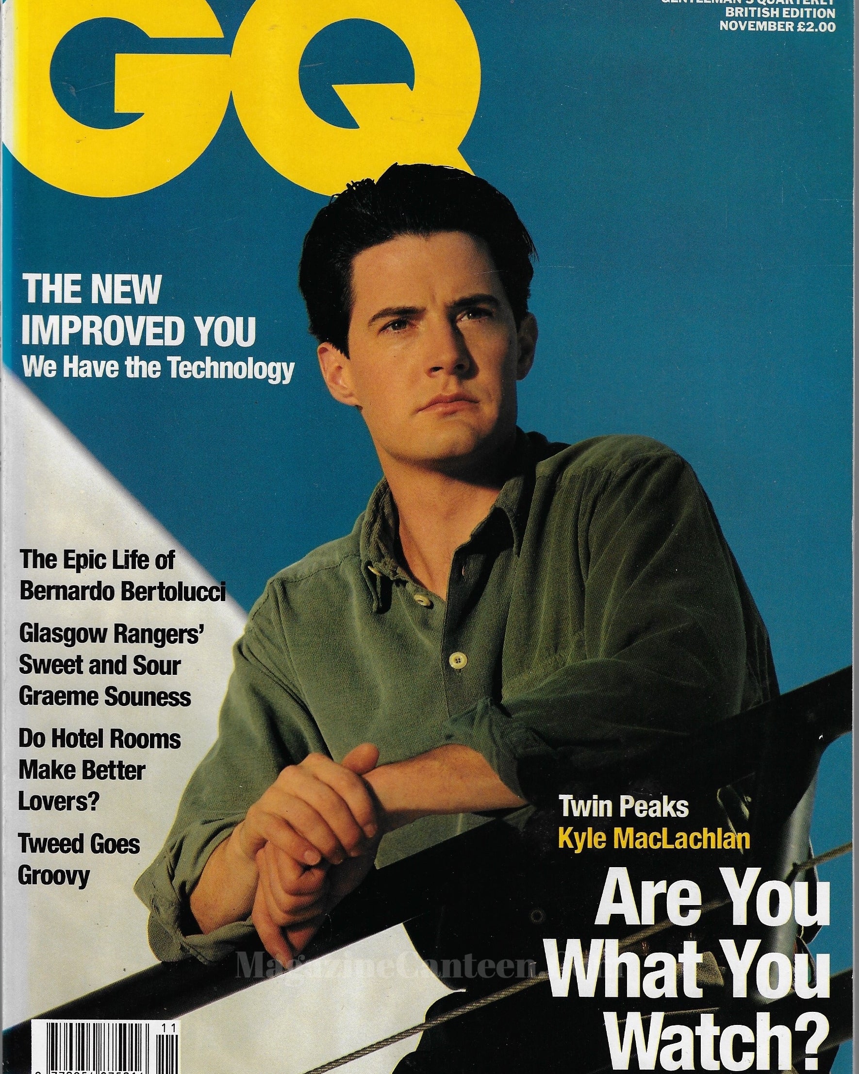 GQ Magazine November 1990 - Kyle MacLachlan