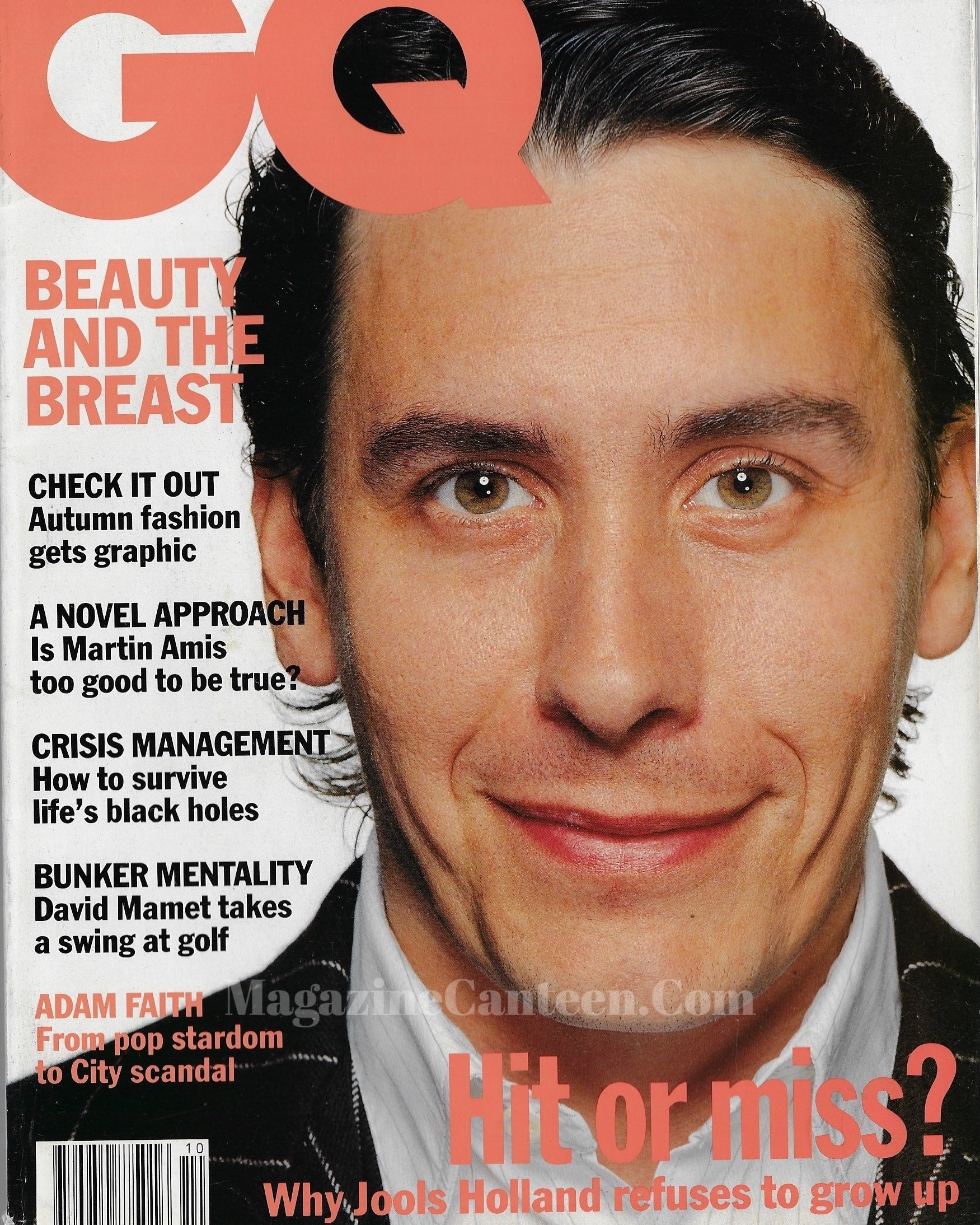 GQ Magazine October 1991 - Jools Holland